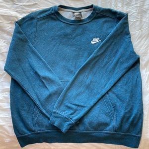 Size Large Teal Nike Crewneck sweatshirt